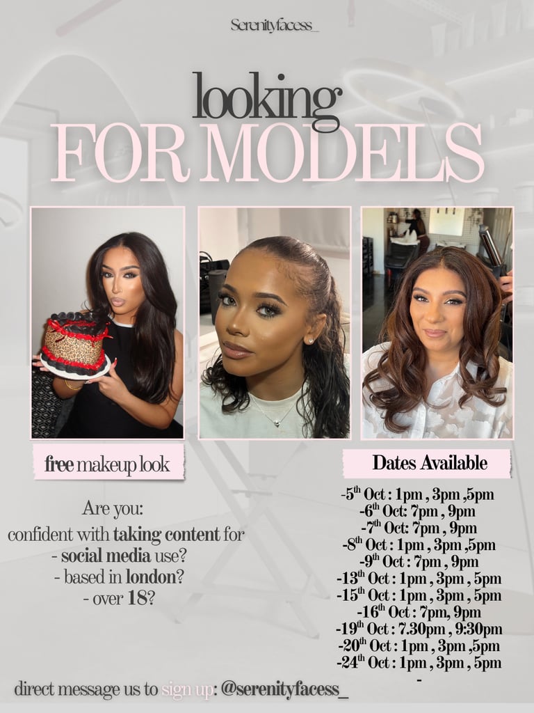 Free Makeup session !!💋