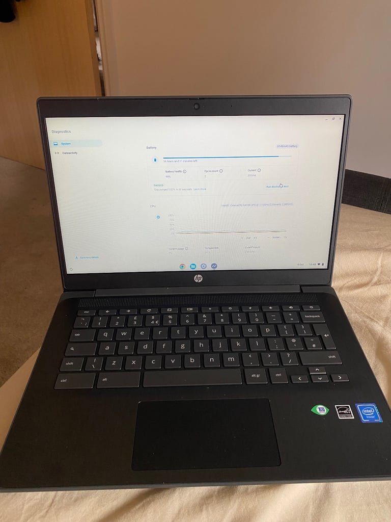 HP Chromebook 14 G6/N4020/4GB Ram/32GB SSD/14"/ChromeOS/A