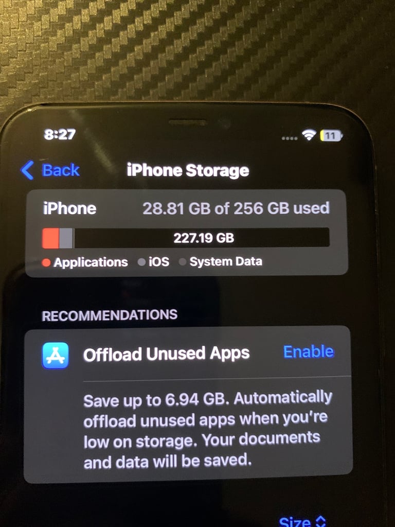 Iphone 11 pro max 256gb