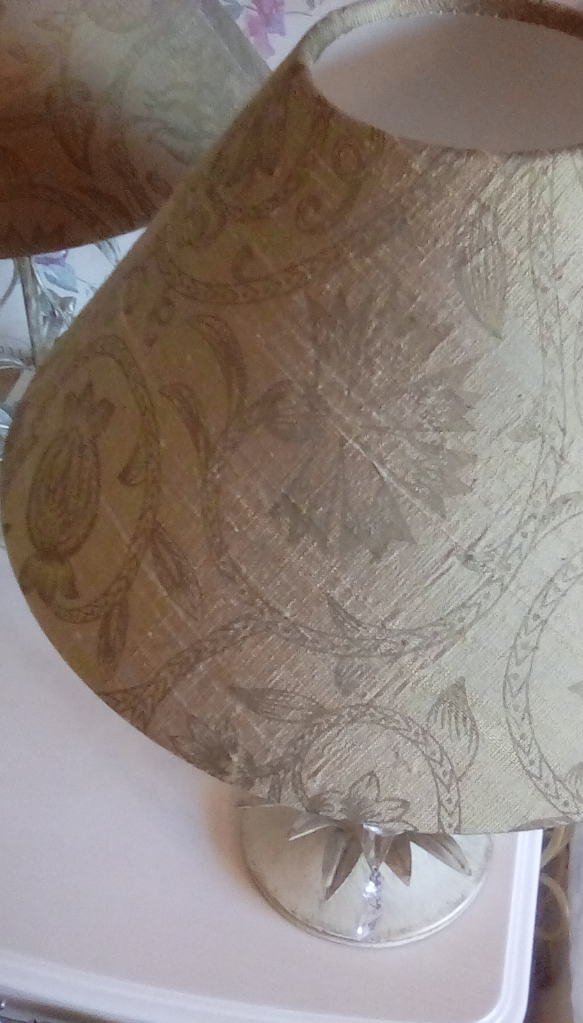 PAIR of  **LAURA ASHLEY** Table Lamps complete with Laura Ashley Shades