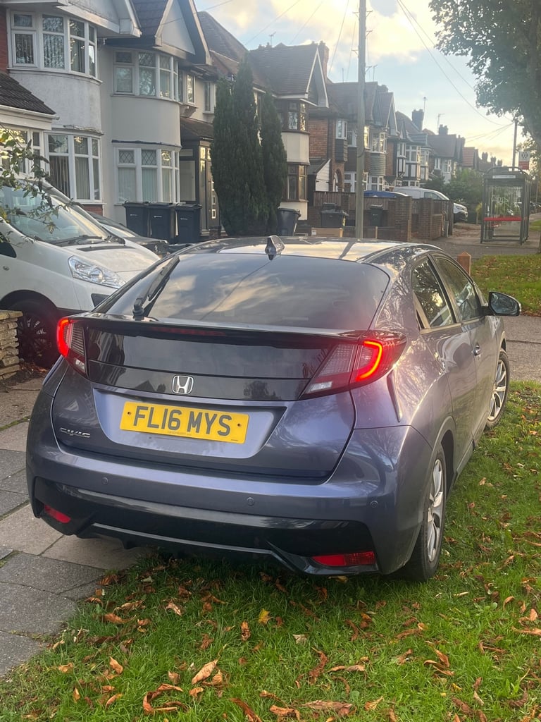 HONDA CIVIC 1.6 I-DTEC ULEZ MOT 08/2026 2016 HPI CLEAR 