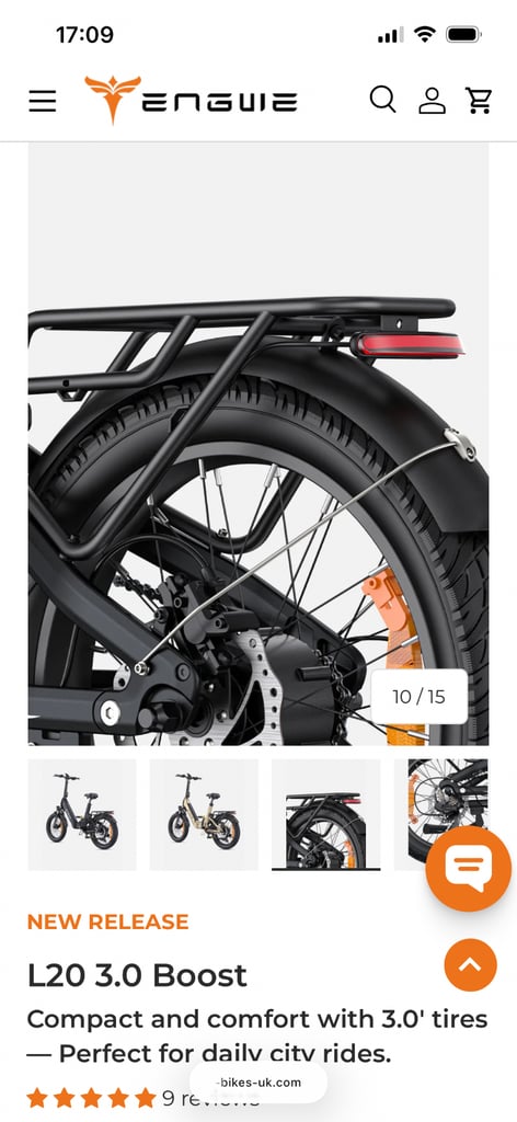Electric bike lifetime warranty + accessories 