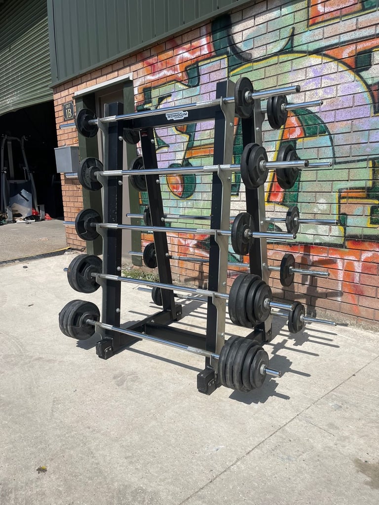Technogym Urethane Barbell Set 10Kg to 50kg  Price £999 Delivery £100 Available 2