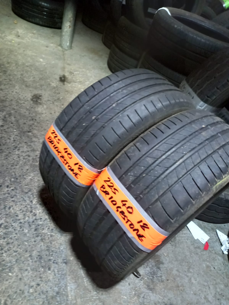 225 40 18 Bridgestone Matching Pair Only £80 fitted and balanced open 7 days
