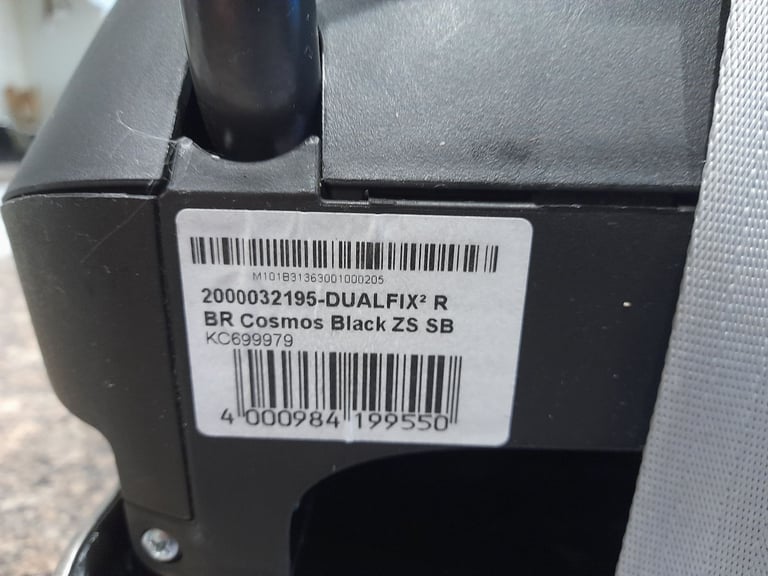 Britax dualfix R isofix child car seat