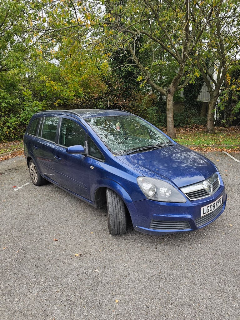 Vauxhall, ZAFIRA, MPV, 2008, Manual, 1598 (cc), 5 doors