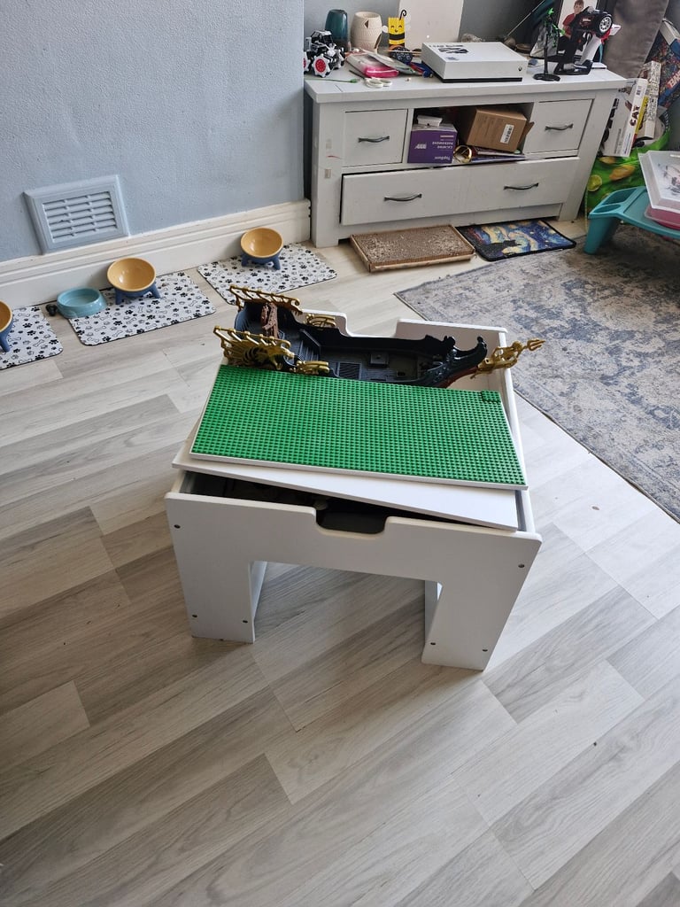 image for Lego building and storage table