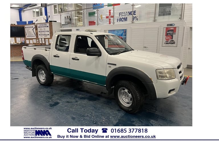 2009 Ford Ranger 2.5TDCI 143PS 4X4 5 SEAT DOUBLE CAB PICK UP C/W ROLLER SHUTTER REAR COVER PICK U...