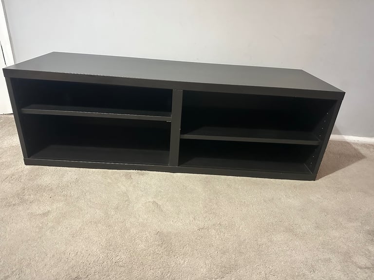 IKEA BESTÅ TV bench in black-brown