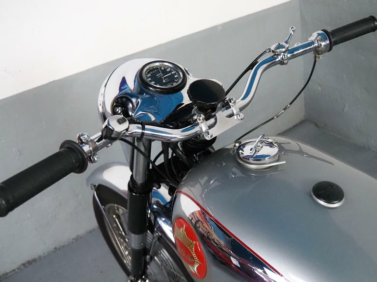 1957 BSA A7 total rebuild stunning ,stainless rims touring Rocket gold star look
