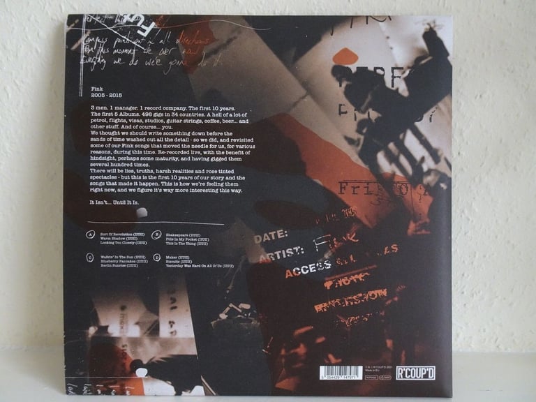 Fink ‎– Iiuii (It Isn't Until It Is) 2× Vinyl Bronze Signed