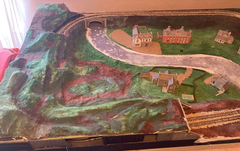 N gauge model railway layout