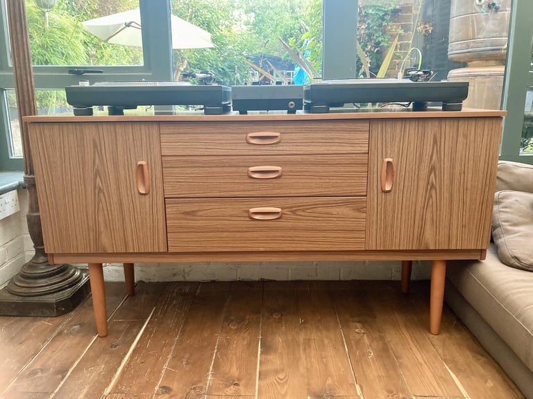 Schreiber Danish Teak Sideboard 