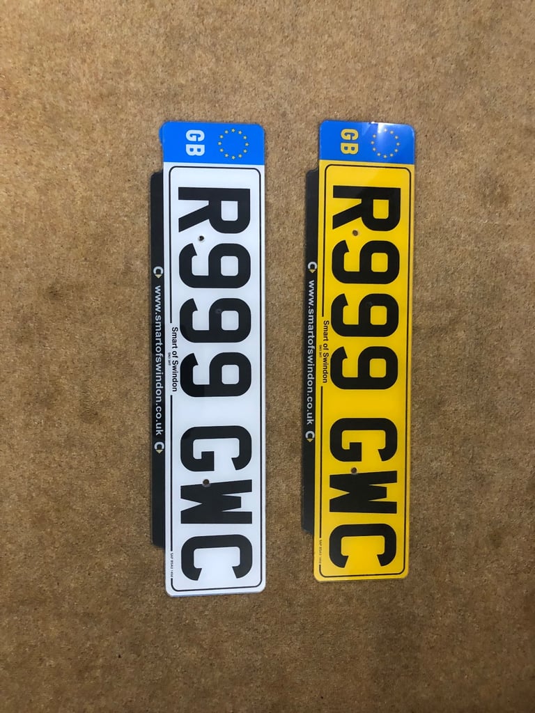 Personal Number Plate for Sale :  R999 GWC