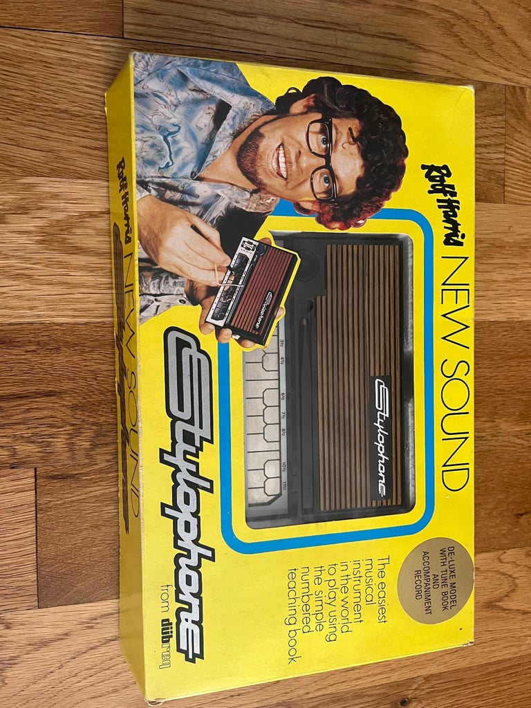 image for Genuine original Rolph Harris Stylophone Delux model boxed with tune book & accompaniment record