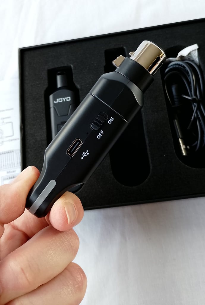 image for NEW Wireless Microphone System 2.4GHz, 4-Channel XLR Transmitter & Receiver Dynamic Condenser Mics 