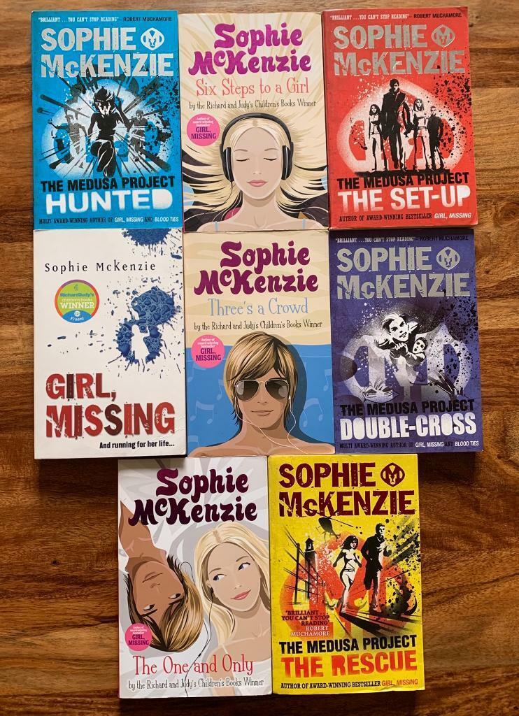 Selection of books by Sophie McKenzie