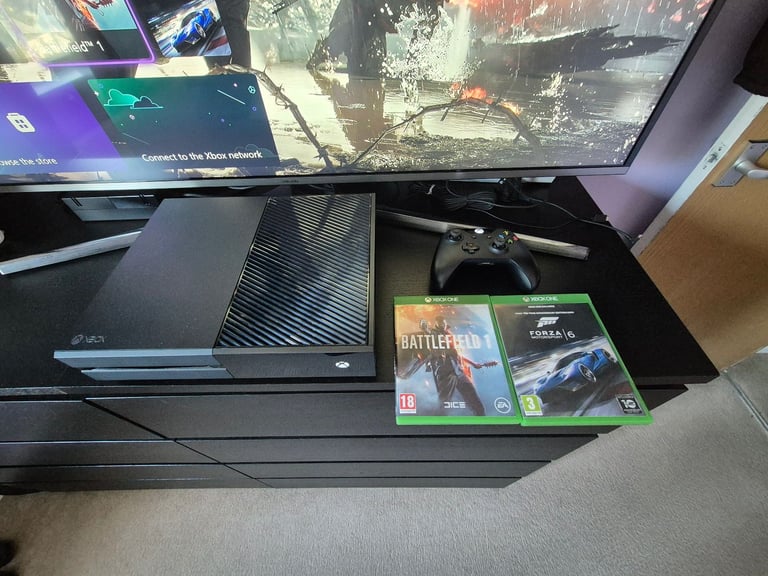 Xbox one with 49" 4k samsung tv swap