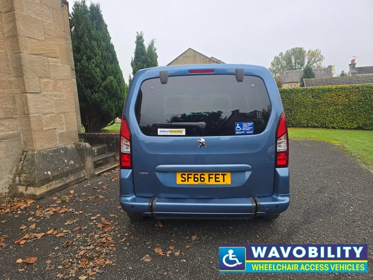 2016 Peugeot Partner Tepee 1.6 BlueHDi 100 Allure = Wheelchair Accessible Vehicle / Wav MPV Diese...