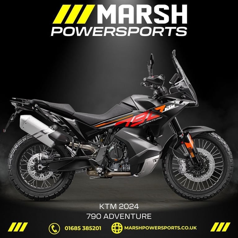 image for KTM 790 Adventure Black 2024 - KTM Main Dealer - 0% Finance Now Available!