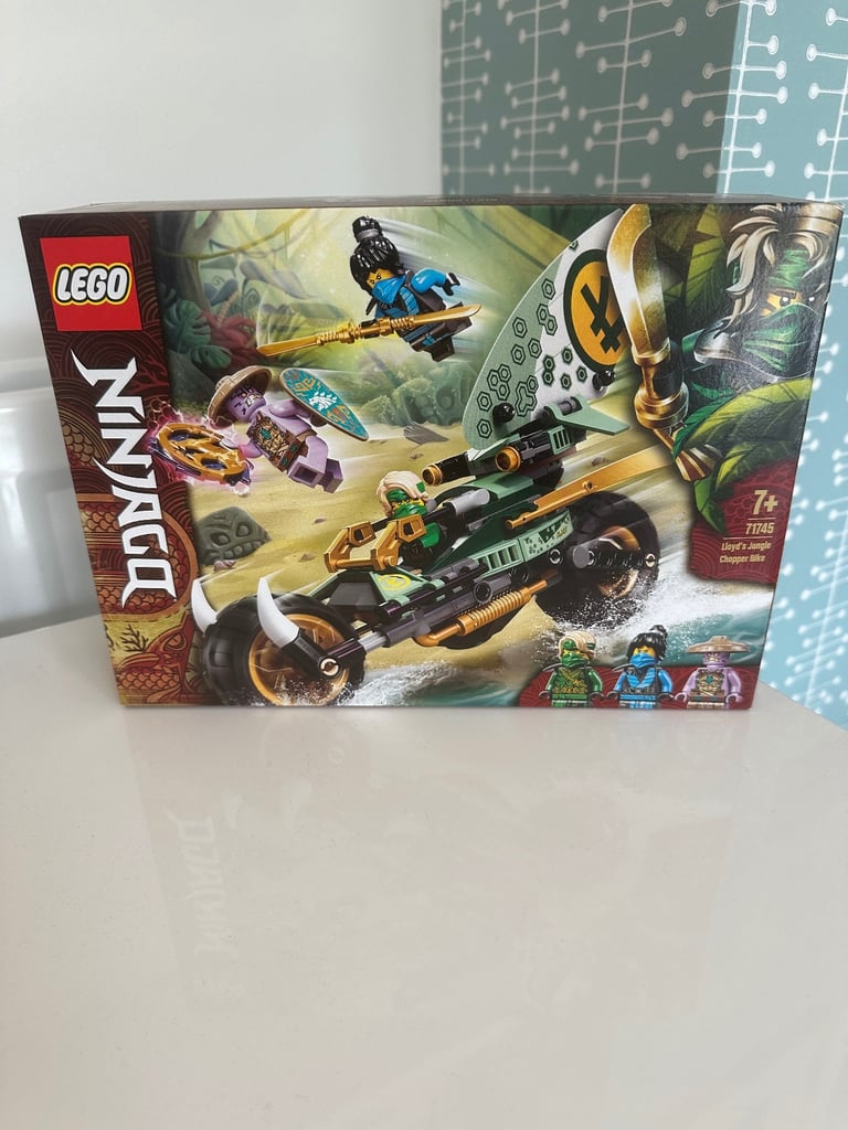 image for Retired LEGO NINJAGO Lloyd's Jungle Chopper Bike #71745 Set - BNIB - Unopened And Factory Sealed
