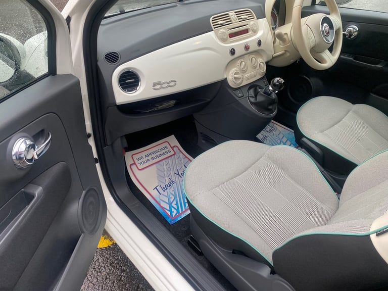 2015 Fiat 500 1.2 Lounge 3dr [Start Stop] HATCHBACK Petrol Manual