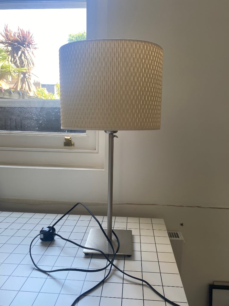 IKEA table lamp - cream lampshade. Excellent condition. £10