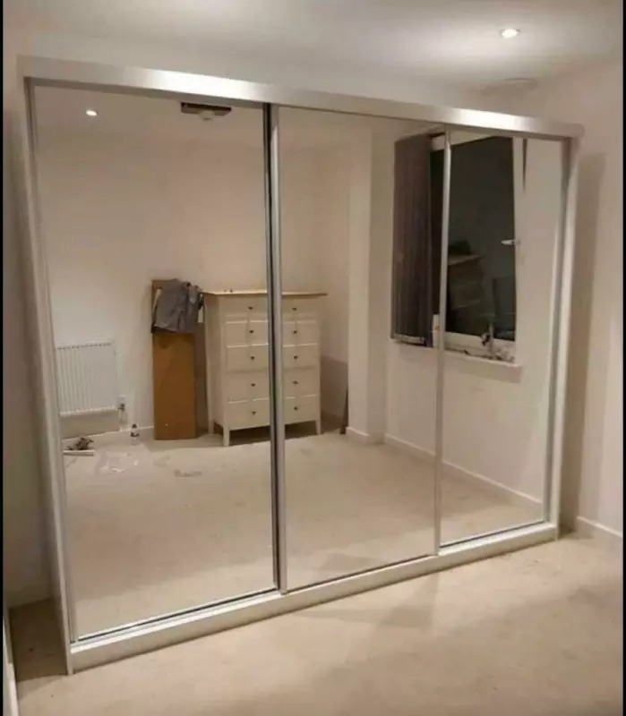 SALE 50% OFF- Brand New 3/2 Doors Sliding Wardrobe High Gloss or Matte Finish with Mirrors