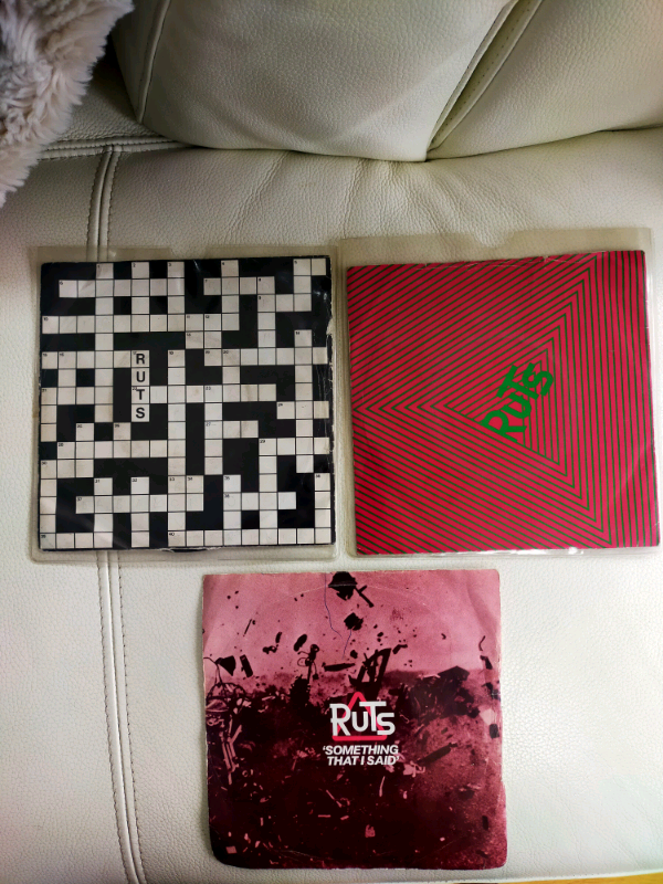 The Ruts 3 singles bundle all with picture sleeves.