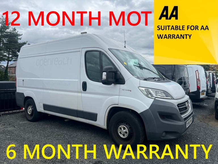 2017 Fiat Ducato 2.0 Multijet High Roof Van 115 PANEL VAN Diesel Manual