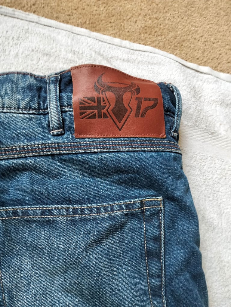 Bull-it 17 SR6 Mens Jeans Motorcycle Regular Leg Covec 36"W Leg 32" Reg