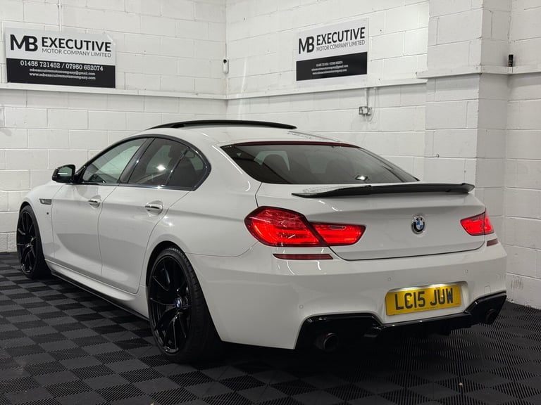2015 15 BMW 640D M SPORT GRAN COUPE AUTOMATIC 3.0 DIESEL 313BHP WHITE 