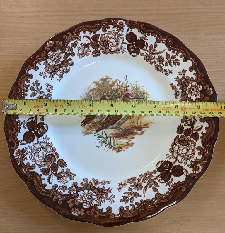 6 Royal Worcester Palissy Game Plates x 6