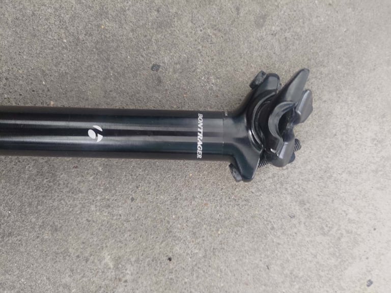Bontranger Bicycle Seat Post Black 27.2mm for Road Racing Mountain Bike