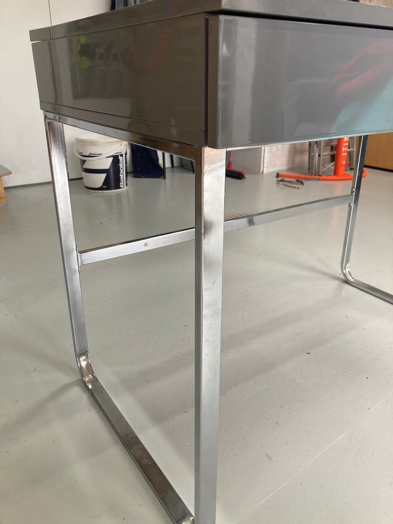 Grey desk