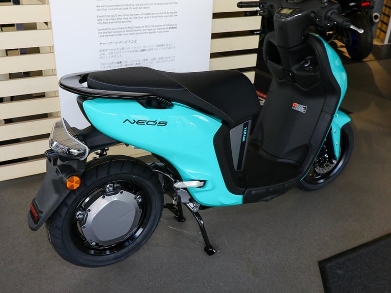 IN STOCK NOW! - NEW Yamaha NEO's Electric Scooter. (Aqua) £3,100 On The Road