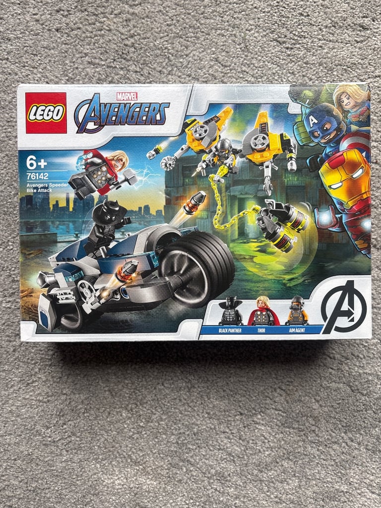 image for Lego Marvel 76142 Avengers Speeder Bike Attack