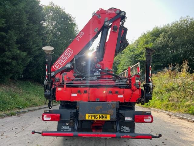2016 16 DAF CF 400 Euro 6 6x2 sleeper cab 21ft6 dropside FASSI F155 remote crane