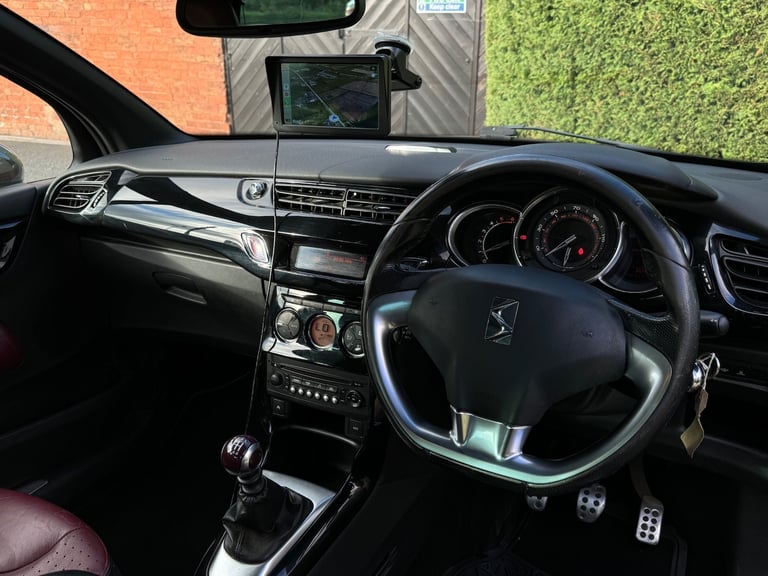 CITROEN DS3 1.6 HDi D SPORT, RECALL DONE, £35 TAX, RED LEATHER, MOT AUGUST 2026