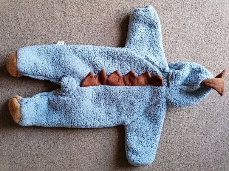 Thick fleece all in one suit 9-12 months 