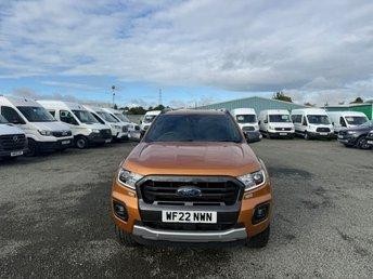 2022 ON 72 PLATE FORD RANGER WILDTRACK TDCI 4X4 DOUBLE CAB AUTO PICKUP ULEZ