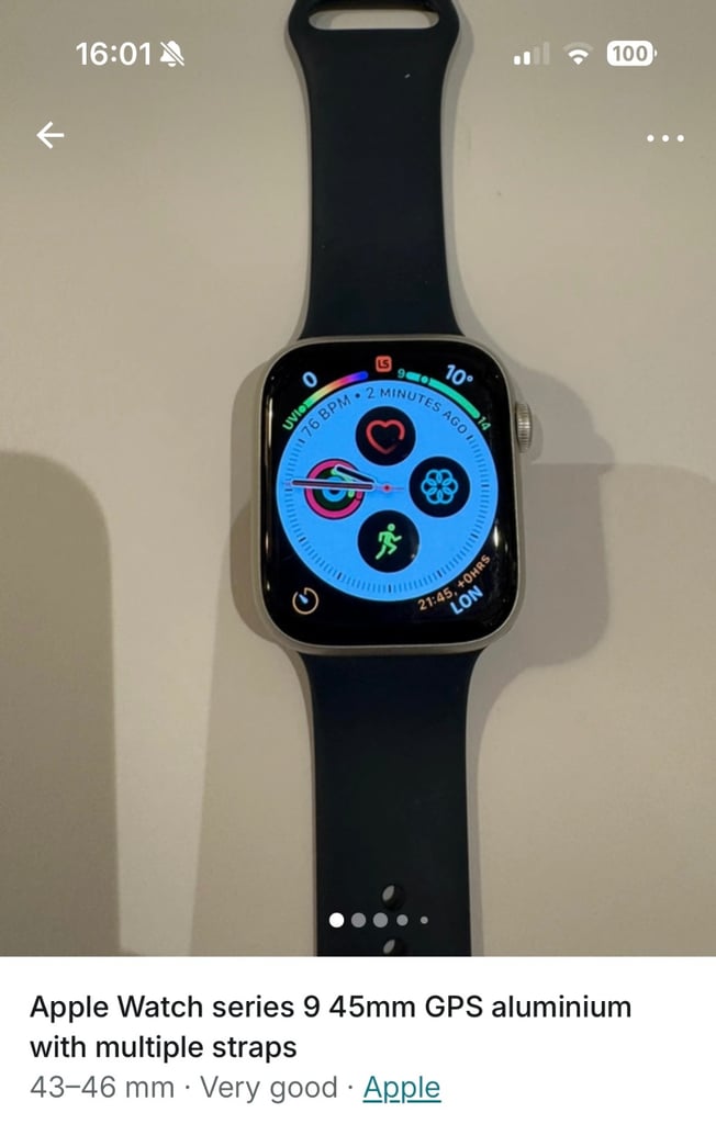 image for Apple Smartwatch Series 9 with GPS