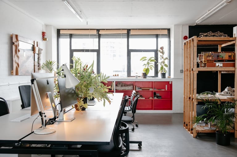 Desks to rent in bright creative studio, Broadway Market, London Fields