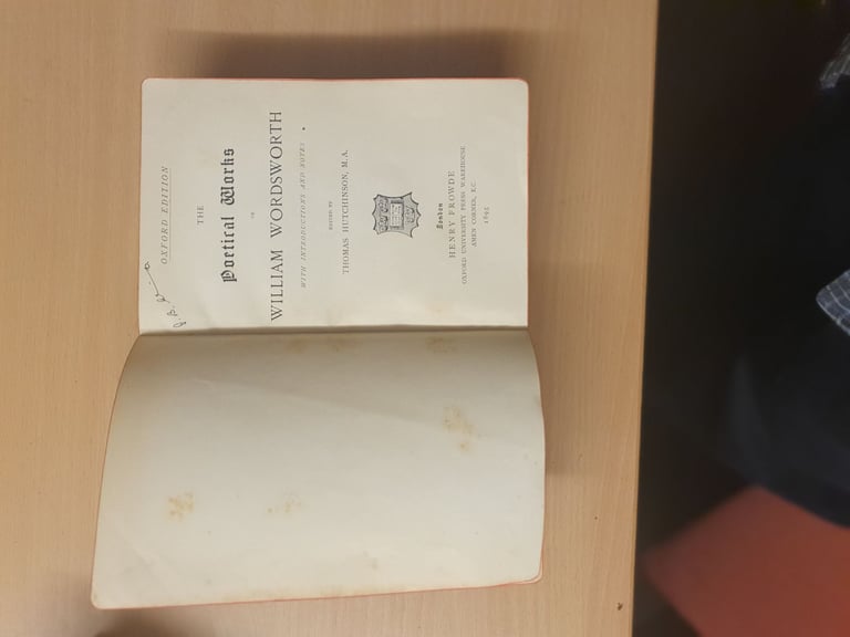 Wordsworths Poetical Works.