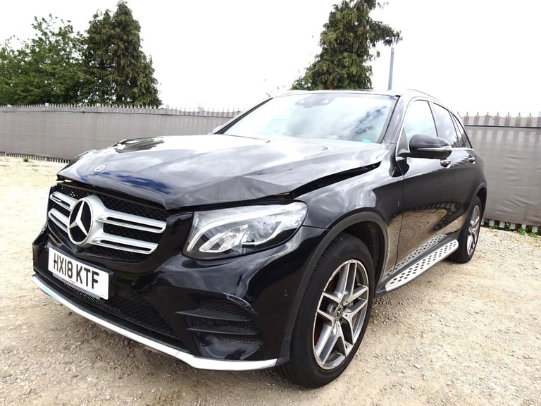 2018 18 REG MERCEDES GLC 250 D 4MATIC AMG PREMIUM+ DIESEL AUTO DAMAGED SALVAGE