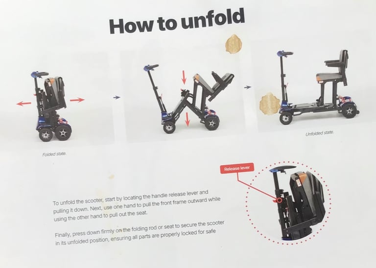 MuickSandy Mobility Scooter.