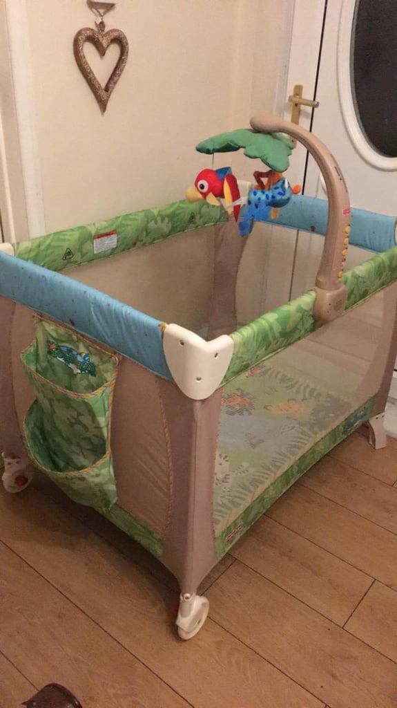 Fisher price travel clearance cot