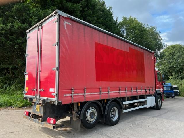 2014 64 DAF CF 290 Euro 6 6x2 26ft curtainsider with mounty moffet kit