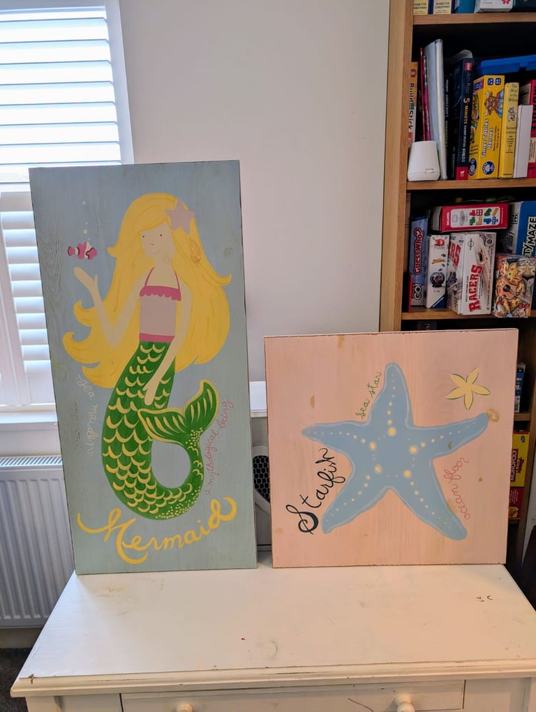 image for 2 x Rare children's room paintings