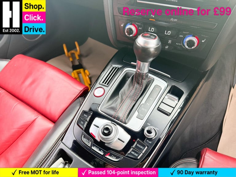 2014 Audi S5 3.0 TFSI V6 Black Edition Sportback S Tronic quattro Euro 5 (s/s) 5dr HATCHBACK Petr...